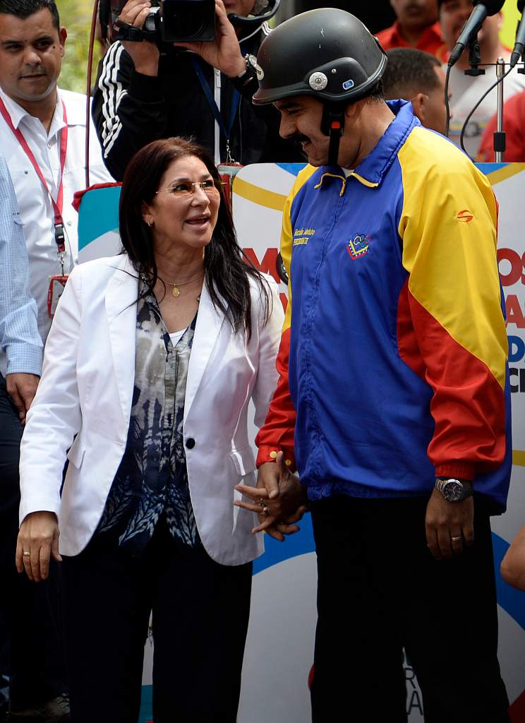 Presidente de Venezuela, Nicólas Maduro y la primera dama Cilia Flores (Getty Images)