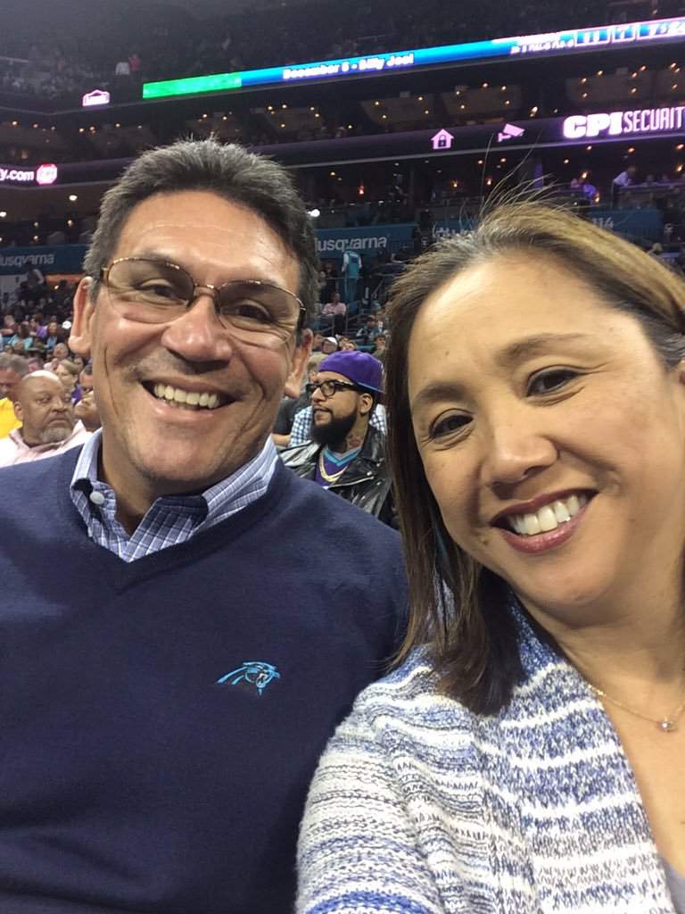 Esposa de Ron Rivera, Quien es la esposa de Ron Rivera, entrenedor de panthers