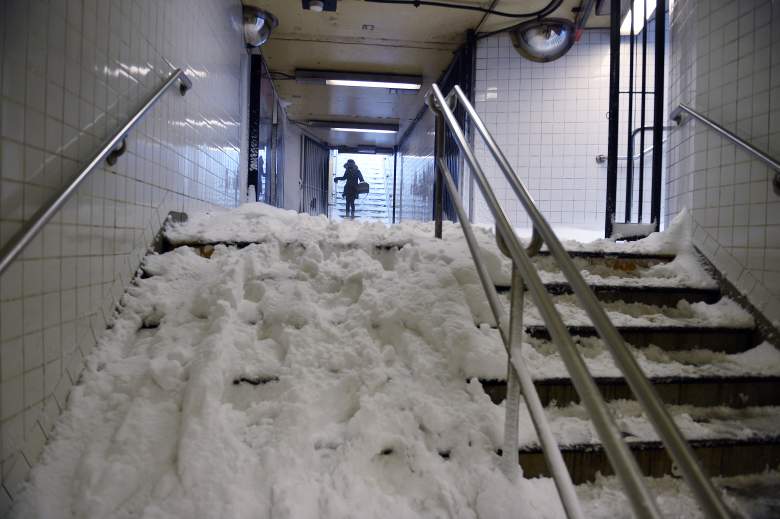 La entrada de trenes en Columbia Circle en la ciudad de Nueva York, el 23 de enero de 2016. (Getty Images)