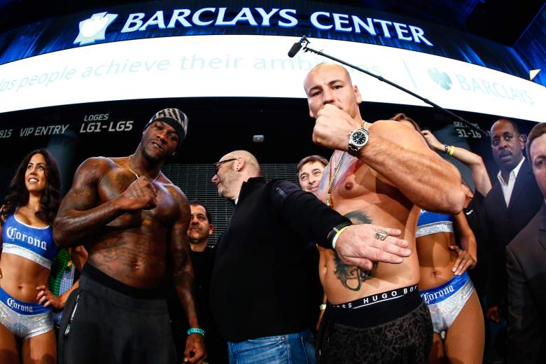 Deontay Wilder vs. Artur Szpilka pesos, Deontay Wilder vs. Artur Szpilka fotos Deontay Wilder vs. Artur Szpilka pesaje