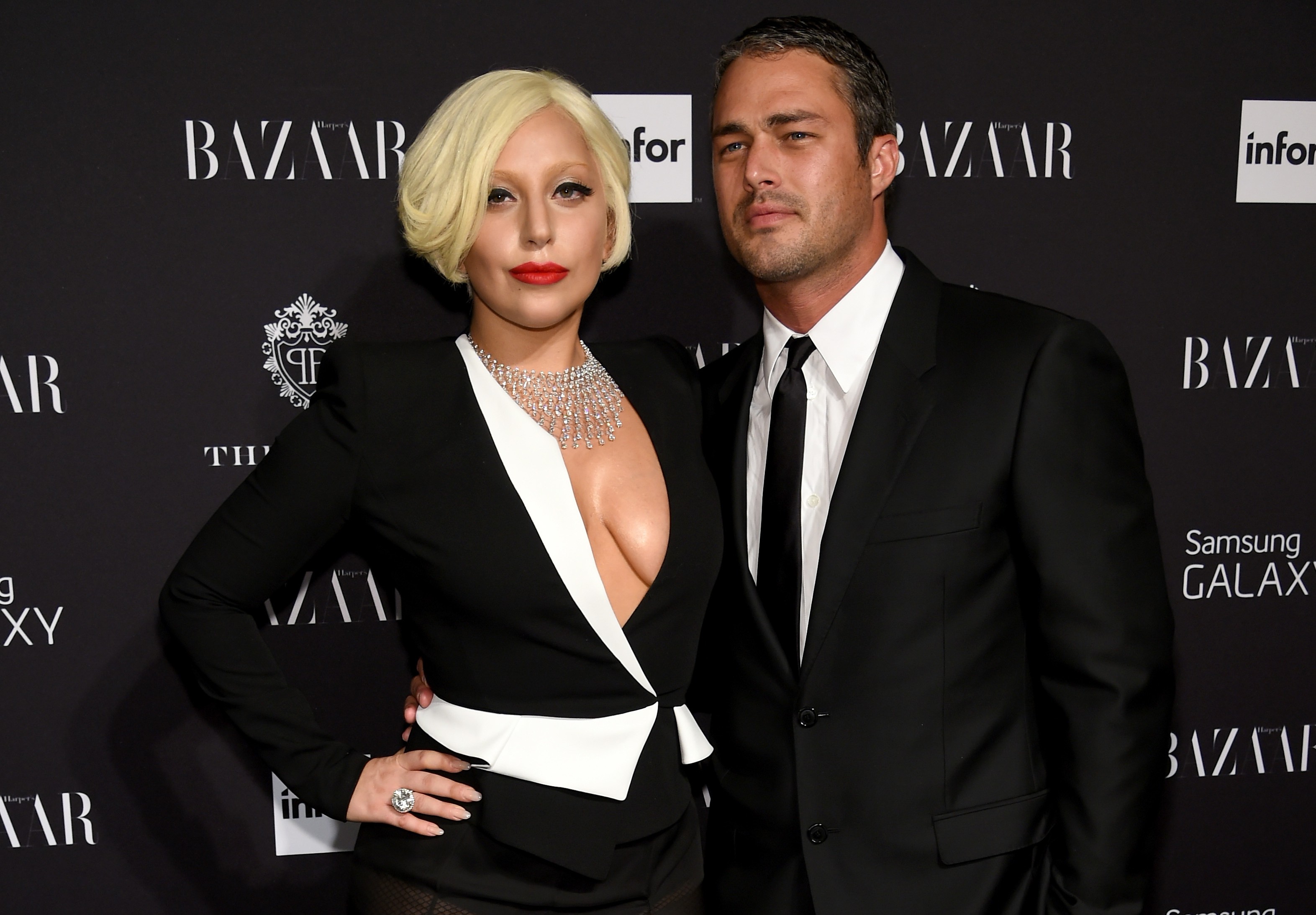 Lady Gaga y su novio Taylor Kinney (Getty)