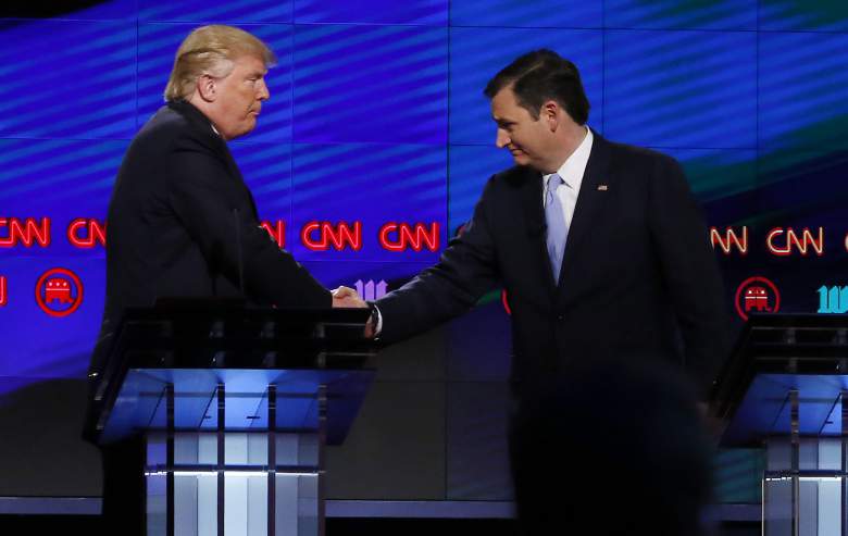 Donald Trump lleva Ted Cruz, en el conteo de delegados. (Getty)