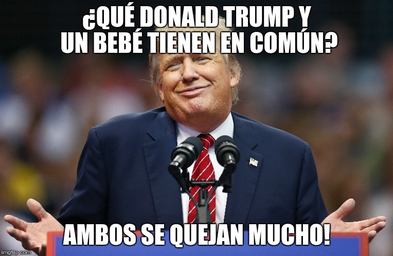 chistes de donald trump, chistes cortos, meme donald trump