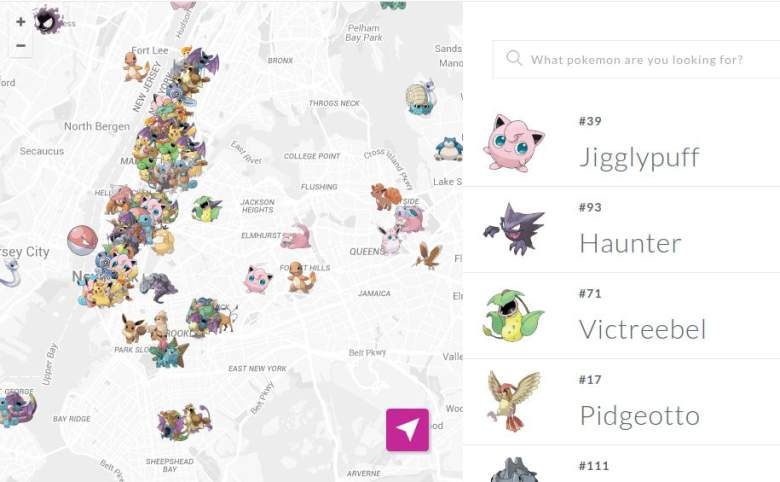 mapa de pokemon go