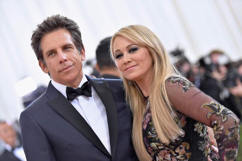 Ben Stiller y su esposa Christine Taylor. (Getty)