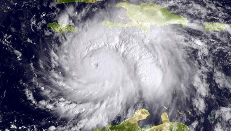 Esta foto muestra el huracán Matthew el Mar Caribe en dirección a Jamacia, Haití y Cuba el 3 de octubre de 2016. (Getty)