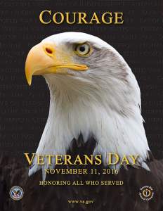 El poster que este año el Gobierno de los Estados Unidos dedicó para conmemorar El Día de los Veteranos. Crédito: (U.S. Department of Veterans Affairs.)