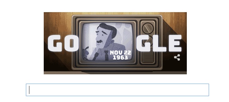 Google Doodle Walter Cronkite, Walter Cronkite, Google Doodle