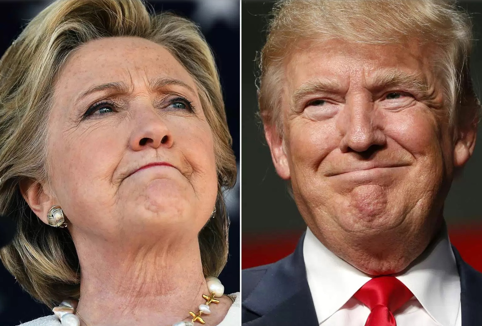 Hillary Clinton, Donald Trump