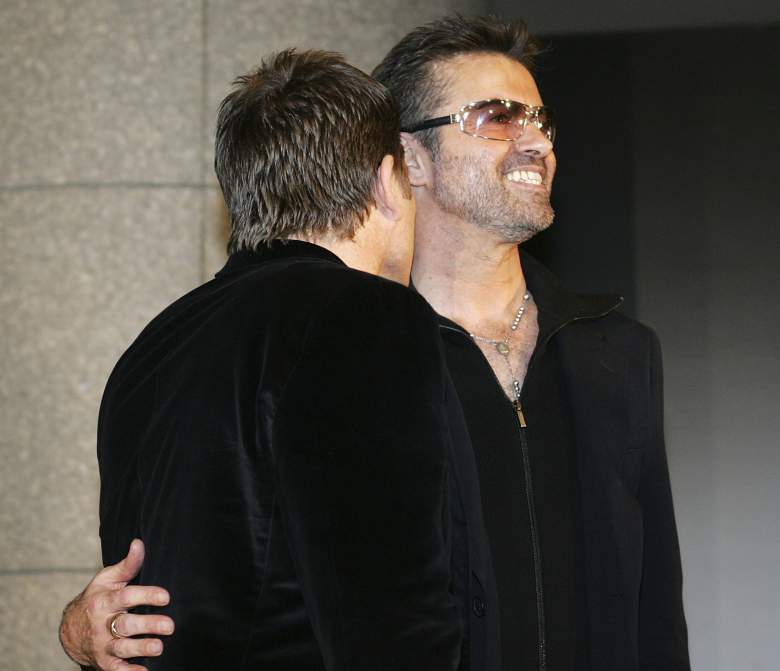 Kenny Goss y George Michael en 2005. (Getty)