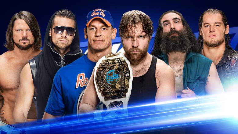 Esta noche en SmackDown - 10 hombre se enfrentarán para la gran batalla. (WWE)