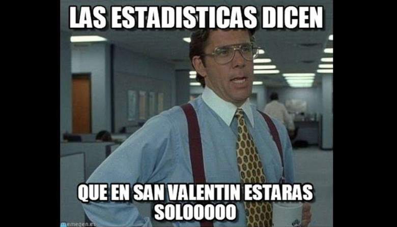 chistes del Día de San Valentín, memes Día de San Valentín