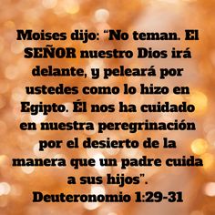 Deuteronomio 1:29 -31 Versiculos de la Biblia Dia del Padre