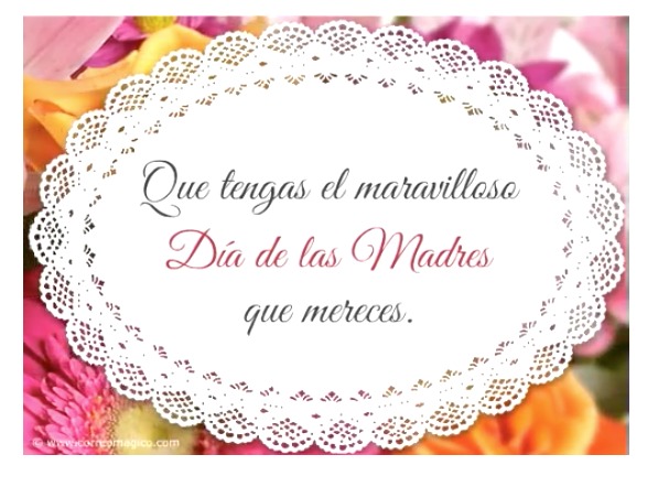 Feliz Dia de la Madres