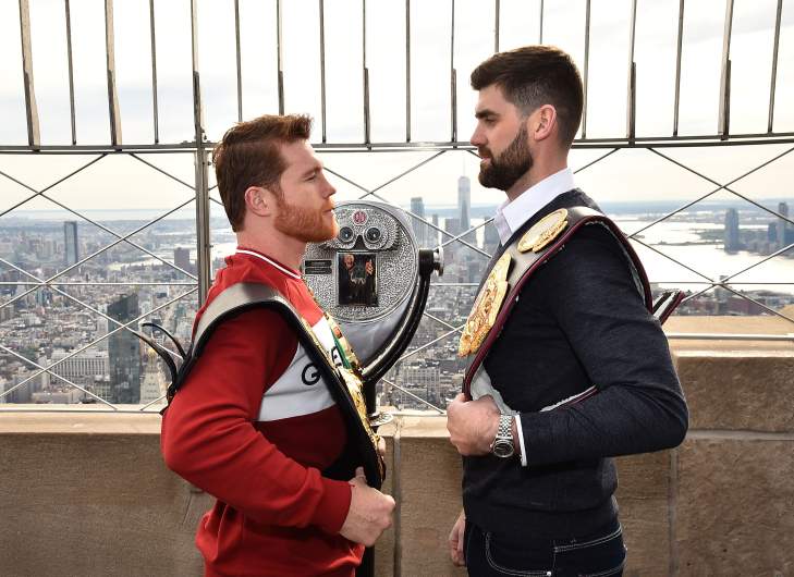 Canelo Álvarez y Rocky Fielding 