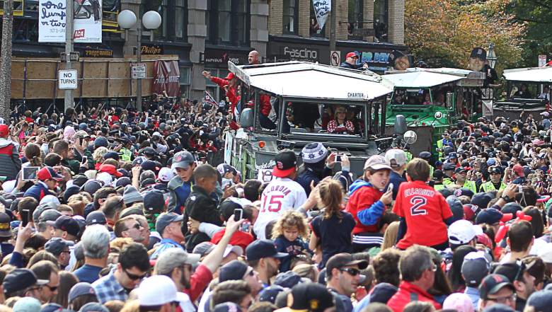 red sox desfile