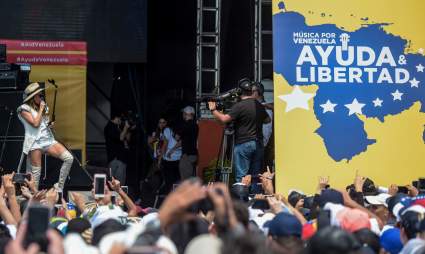 Los artistas en el concierto Venezuela Aid Live [VIDEO]