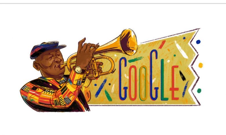 Google de Doodle de Hugh Masekela