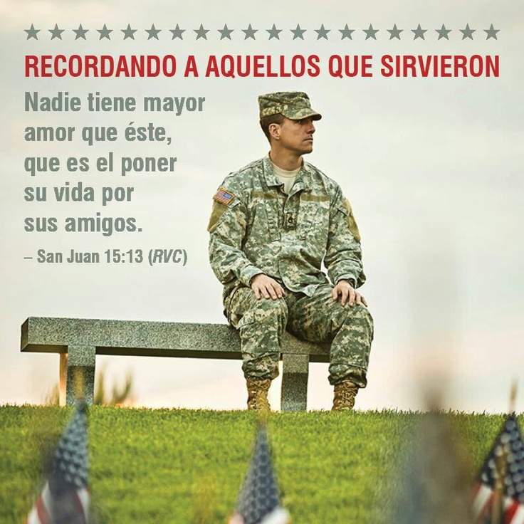 Memorial Day 2019: Versiculos de la Biblia para compartir