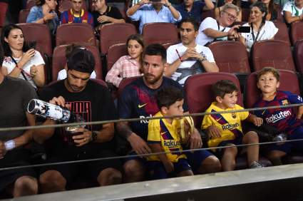 Messi regaña a su hijito por no ser hincha del Barcelona: ¿a quién le va?