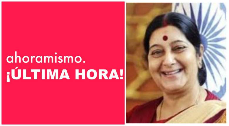 Muere Sushma Swaraj:¿Cómo murió la popular política india?