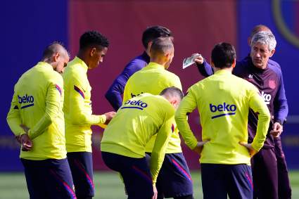 Barcelona, ante el coronavirus: así viven el aislamiento Quique Setién y sus dirigidos