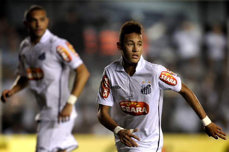 Neymar en su época con el Santos