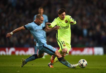 El día que Messi se quedó dormido arriba del auto de Zabaleta