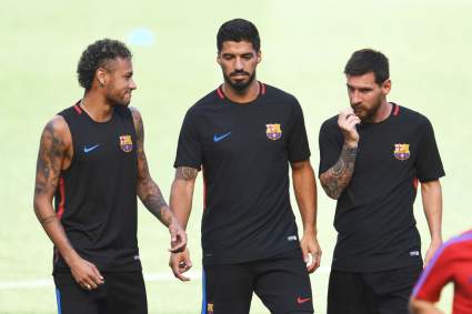 La emotiva felicitación de Suárez y Neymar a Messi por su 33 cumpleaños