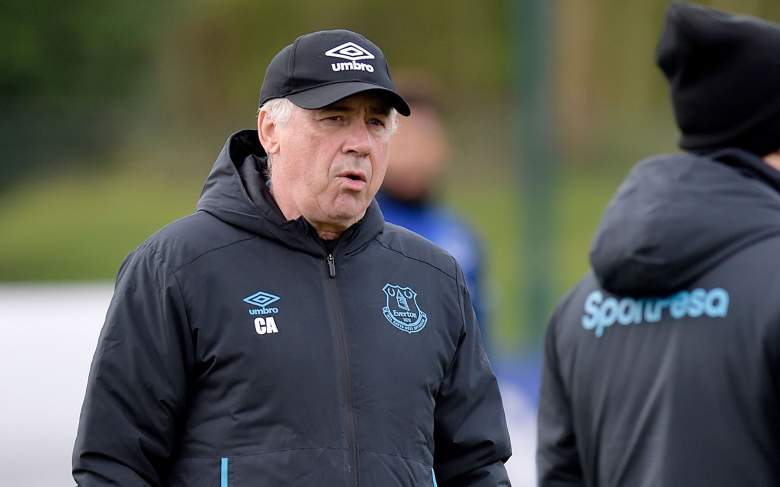 Técnico del Everton Carlo Ancelotti