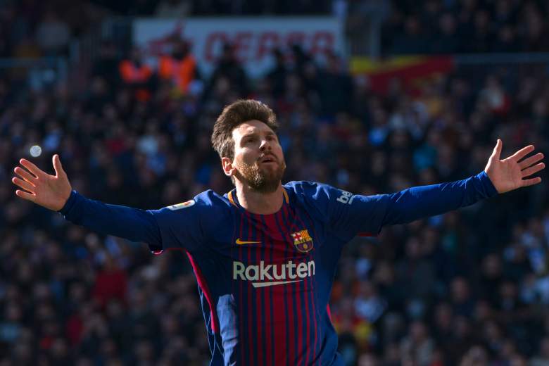 Messi con la camiseta del FC Barcelona