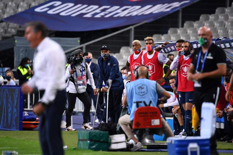 Mbappé muletas Copa de Francia