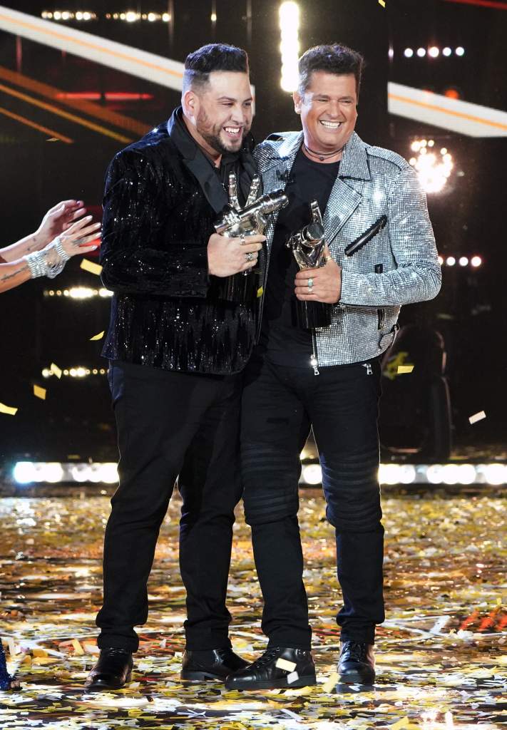 Sammy Col&oacute;n del Team Vives, el gran ganador de la segunda temporada de "La Voz US" de Telemundo