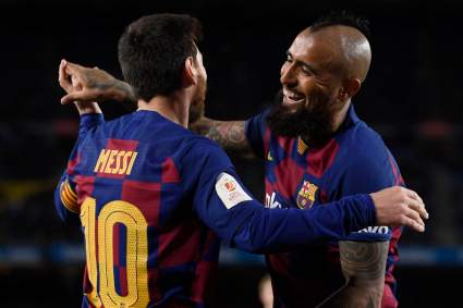Messi le manda un precioso mensaje de despedida a Arturo Vidal
