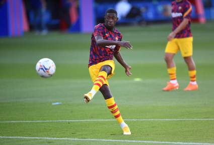 [VÍDEO] Dembélé sólo tardó 5 minutos en marcar tras casi un año sin jugar
