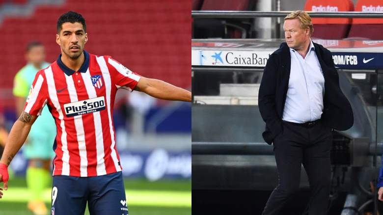 Luis Suárez y Ronald Koeman