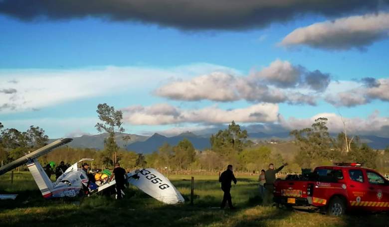 Accidente avioneta en Cundinamarca - Colombia (octubre 2020)