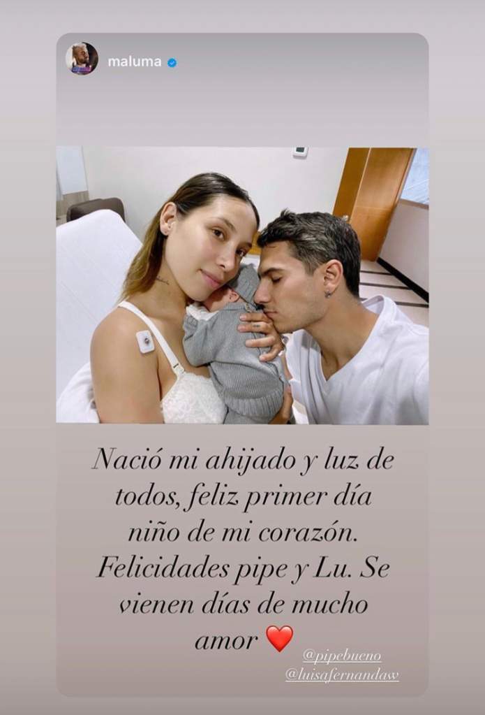 Captura de pantalla Instagram Maluma. 