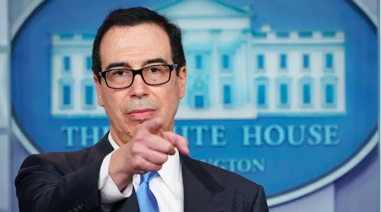 El secretario del Tesoro, Steve Mnuchin.