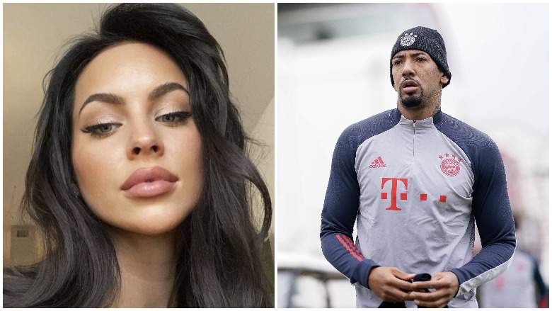 Kasia Lenhardt y Jerome Boateng.