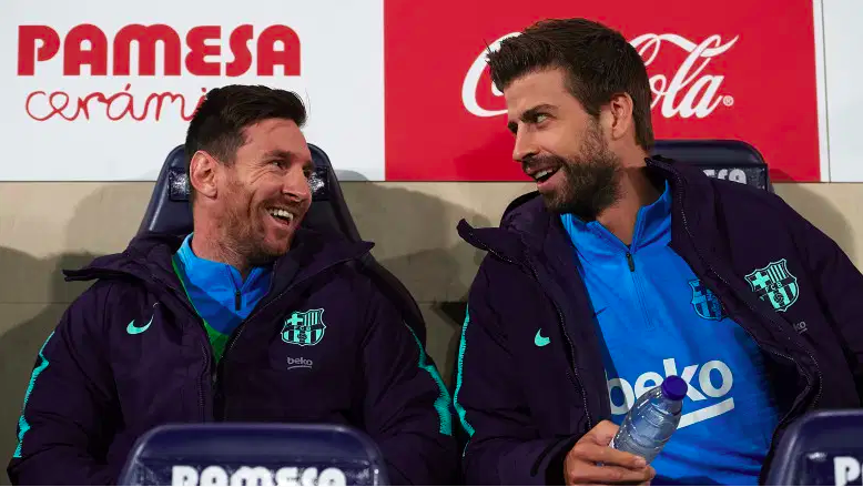 Piqué y Messi