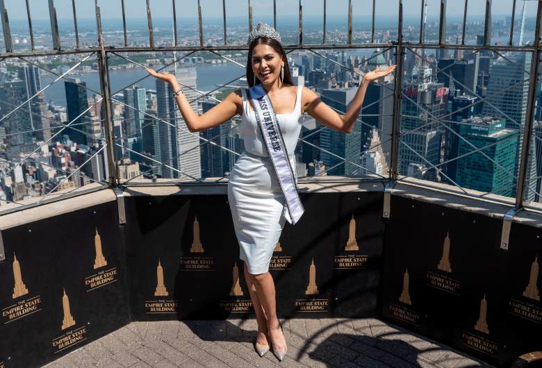 Miss Universo Andrea Meza se vacunó