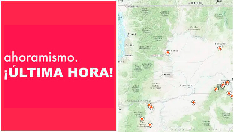 Incendios Washington cerca de mí