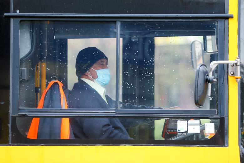 Barbijo en transporte público