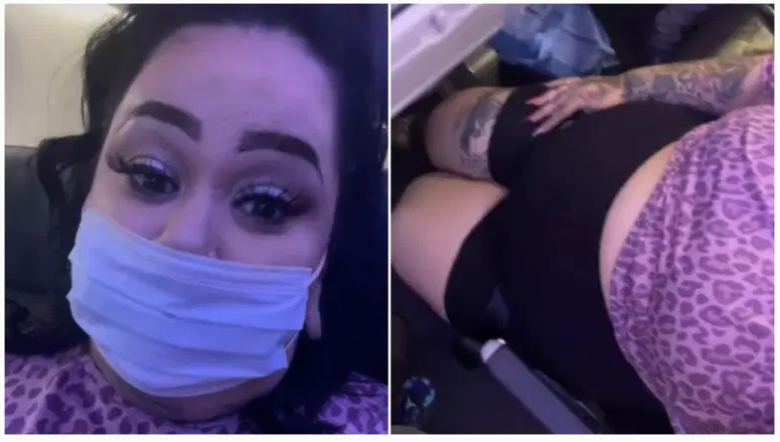 Una escena del TikTok de Alaska Airlines