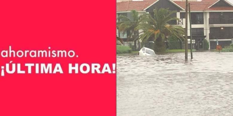 Inundaciones en Uruguay