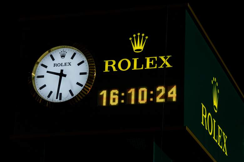 Se ve una cuenta regresiva de 24 horas en un reloj Rolex durante la Rolex 24 en el Daytona International Speedway el 29 de enero de 2022 en Daytona Beach, Florida.