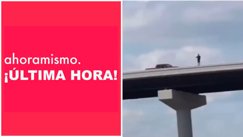 Un hombre salta de un puente en Memphis, TN.