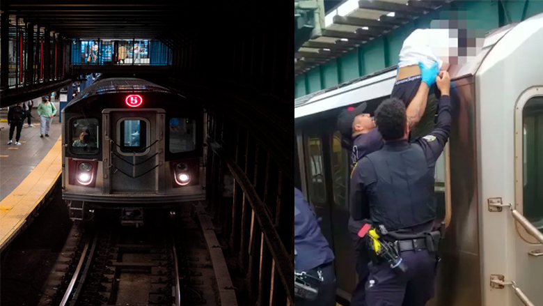 La policía dice que un joven de 15 años estaba surfeando en el metro cuando se cayó y se golpeó la cabeza en la estación de la calle 111 a lo largo de la línea 7 en Corona, Queens.