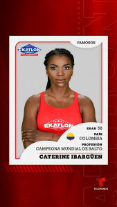 Caterine Ibarguen tea famosos